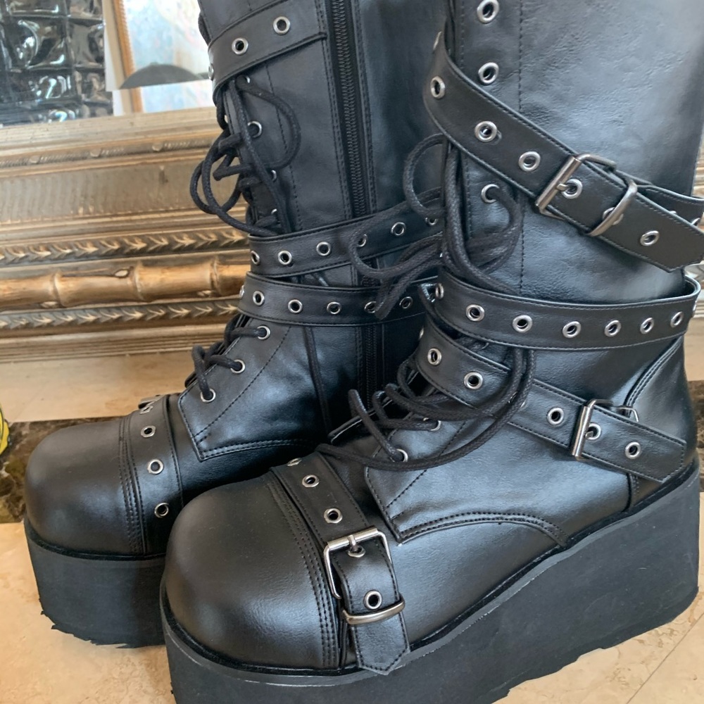 Demonia Rave Boots - Picture 2 of 6